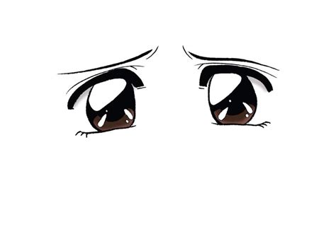 Easy Drawing Anime Eyes Sad Dibandingkan