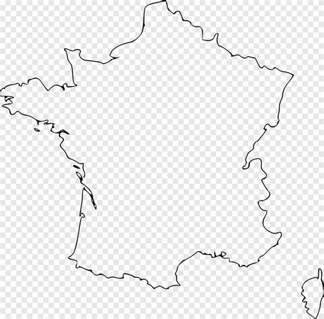 France Carte Vierge France Frontière Angle Png Pngegg