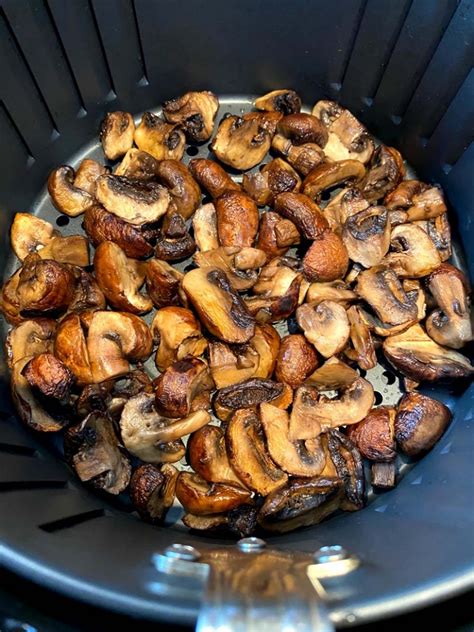 Air Fryer Mushrooms - Melanie Cooks