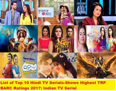 List Of Top 10 Hindi Tv Serials Shows Highest Trp Barc Ratings 2017