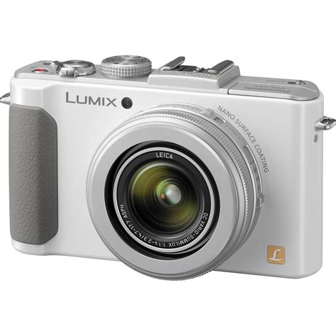 Panasonic Lumix DMC-LX7 Digital Camera (White) DMC-LX7W B&H