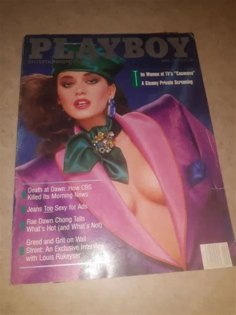 Playboy Magazine April Ava Fabian Cover Anna Clark Centerfold Vg