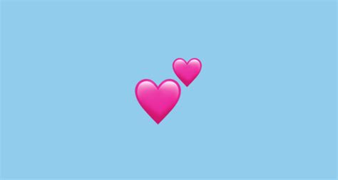 Polish your personal project or design with these heart emoji transparent png images, make it even more personalized and more attractive. 💕 Two Hearts Emoji