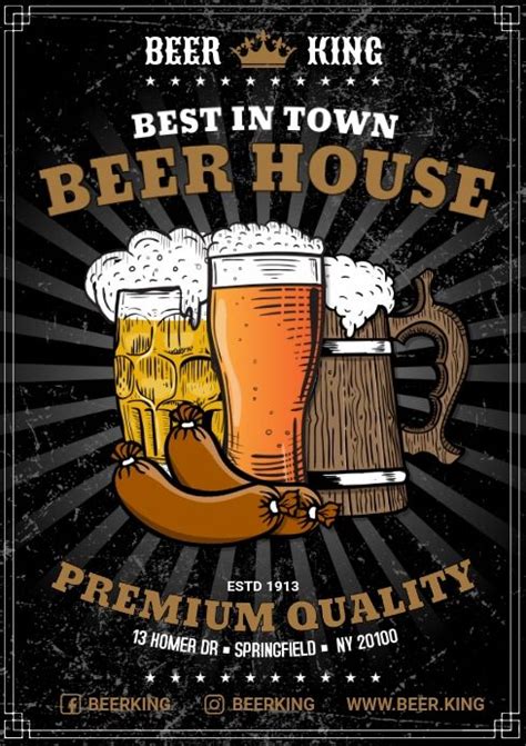 Beer Poster Beer Poster Beer Design Beer