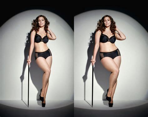 Plus Size Models Slimmed Down Using Photoshop On Fat Shaming Site