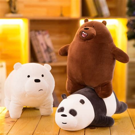 The show is an original creation by daniel chong based on his viral internet webcomic the three bare bears. Ready Stock🚀 4 Sizes We Bare Bears Doll Stuffed Toy Baby ...