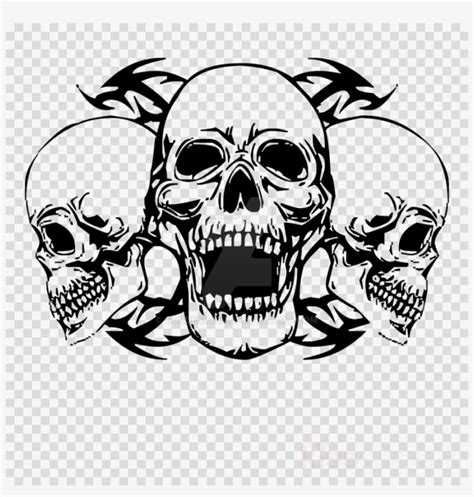 Download Png Skull Clipart Clip Art Skull Clips Arts Transparent
