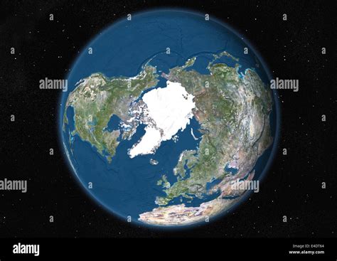 Earth Globe Showing North Pole Hi Res Stock Photography And Images Alamy
