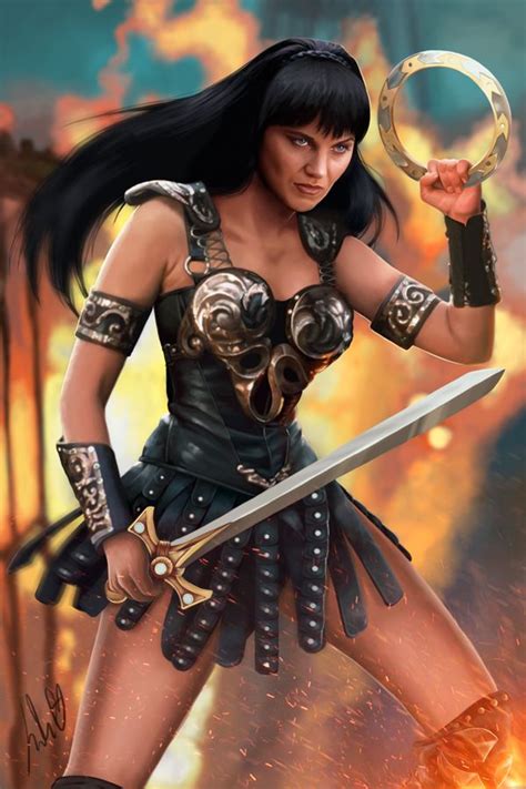 Xena The Warrior Princess By Julietgarciaart On Deviantart Warrior Princess Xena Warrior