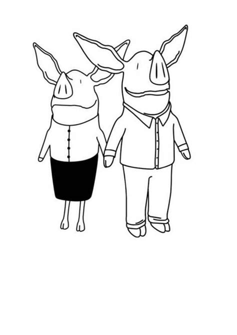Olivia The Pig Parent Coloring Page Netart Coloring Pages Color