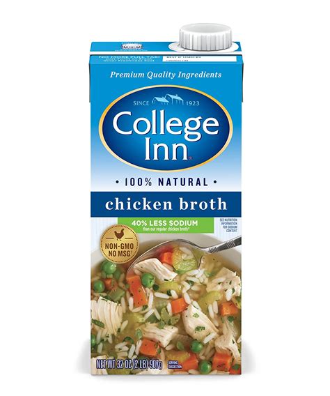 Schau dir angebote von broth auf ebay an. College Inn 40% Lower Sodium Chicken Broth in Aseptic ...