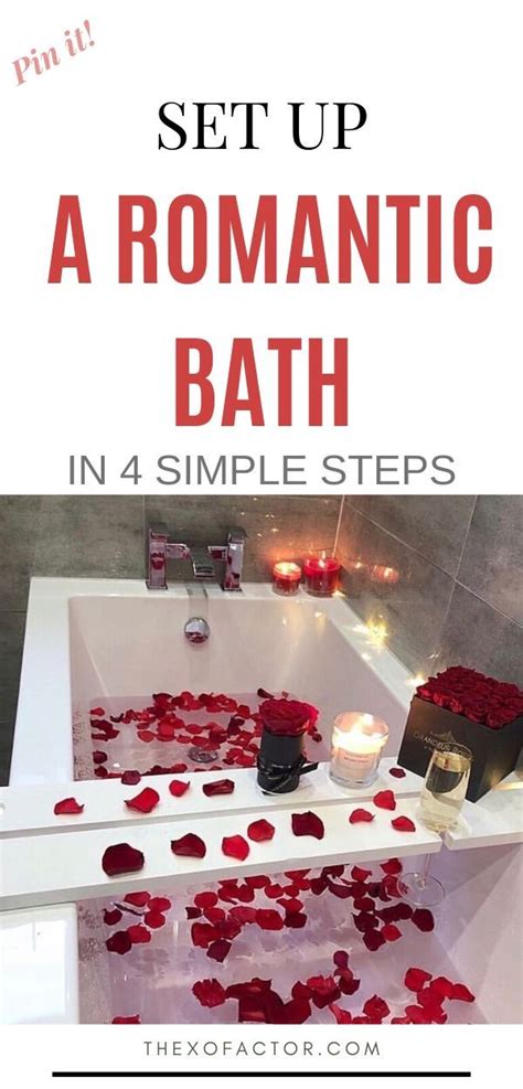 how to set up a romantic bath 4 simple steps the xo factor romantic bath romantic bubble