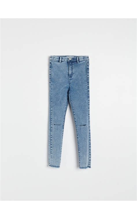 Nakupujte online Roztrhané skinny džínsy RESERVED G J