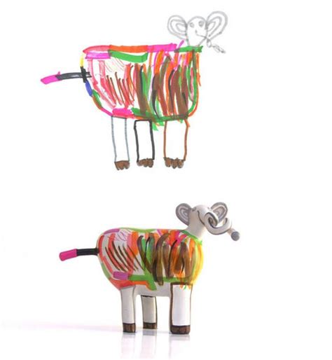 Sometimes referred to as additive what are 3d printers? Kids' Drawings Turned Into Figurines Using A 3D Printer ...