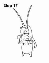 Plankton Nickelodeon Squarepants Esponja Outlines Sheldon sketch template