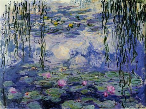 Water Lilies 1916 1919 Painting Claude Oscar Monet Oil Paintings