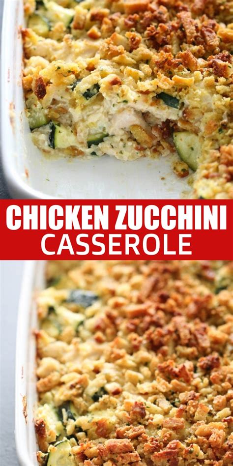 Chicken Zucchini Casserole Recipe Cucinadeyung