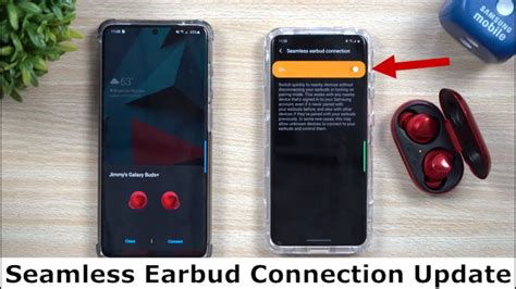 The Update Is Finally Here Seamless Earbud Connection Galaxy Buds