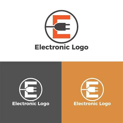 Premium Vector Electronic Logo Template Design Vector