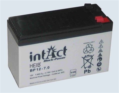 Intact Block Power Batterie Bp12 72 Vds Akkuonline