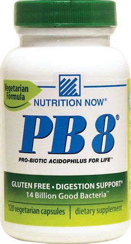 Nutrition Now Pb 8 Probiotic Acidophilus Promote Healthy Digestion