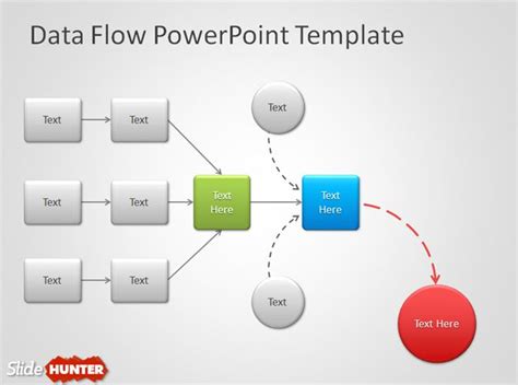 Plantilla De Diagram De Flujo Para Powerpoint Gratis