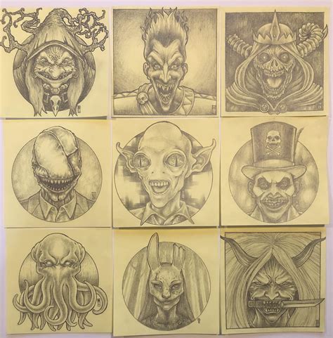 Here Are My Most Recent Post It Note Drawings Rdoodles