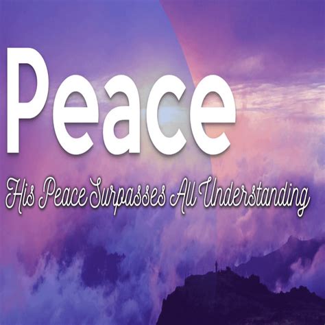 Peace His Peace Surpasses All Understanding Gracepoint Valdosta