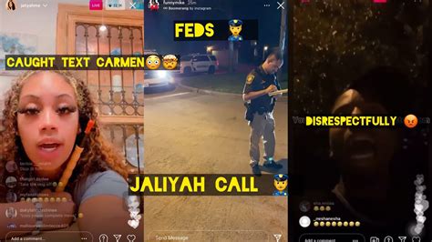 Jaliyah Caught Funnymike Text Carmen 😳😬👀 Funnymike Respond