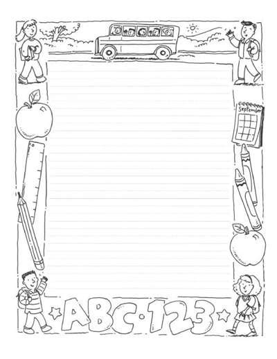 Click any paper to see a larger version and download it. Designed Writing Paper | Worksheets & Printables ...