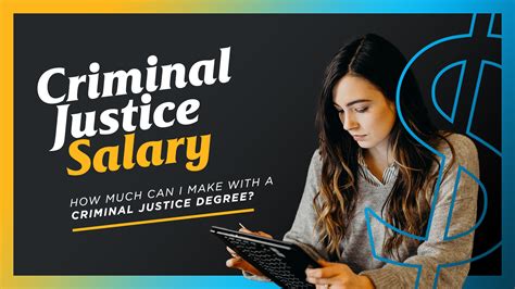 Criminal Justice Salary How Much Can I Make With A Criminal Justice