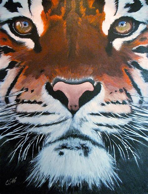 Tiger On Canvas By Dx On Deviantart