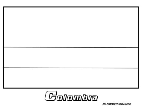 Bandera animada de colombia y dibujo del emblema nacional del país como enseña nacional. Banderas de países de America del Sur para pintar ...