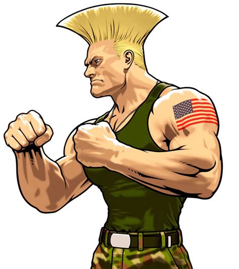 Guile Official Render From Street Fighter Alpha 3 Gam