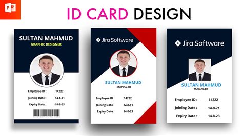 Id Card Design In Powerpoint Id Card 2020 Youtube