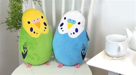 Seriously Huggable Parakeet Cushions I Love Parakeets