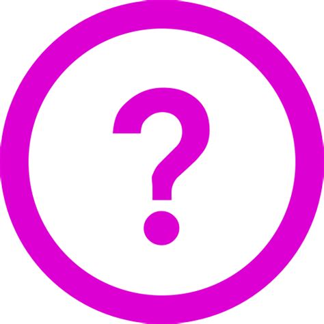 Pink Question Mark And Question Icon Png Symbol