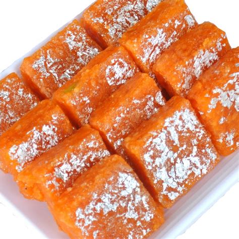 Orange Burfi Chitale Bandhu Mithaiwale Sweets Pune Sweets