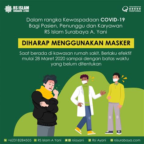 Himbauan Menggunakan Masker – RS Islam Surabaya