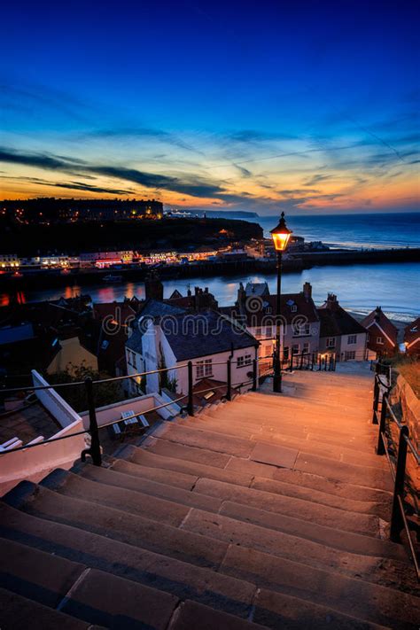 99 Steps At Whitby Stock Image Image Of Protect Blue 4838519