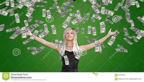 Money Falling From Sky 200 Euro Banknotes Falling Vector Illustration