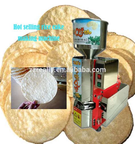 Automatic Commercial Popped Rice Cake Machine Puffed Rice Cake Machine