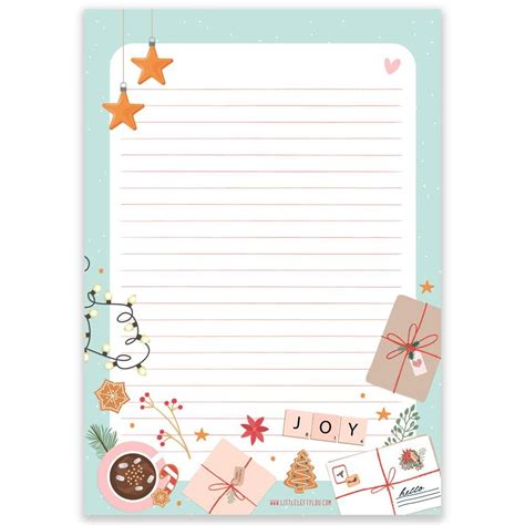 Christmas Notepad Letter Paper By Little Lefty Lou Lou