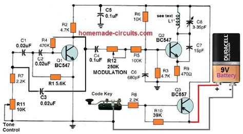 Morse Code Practice Oscillator Circuits Homemade Circuit Projects