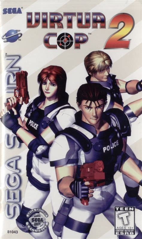 Virtua Cop 2 1996 Sega Saturn Box Cover Art Mobygames