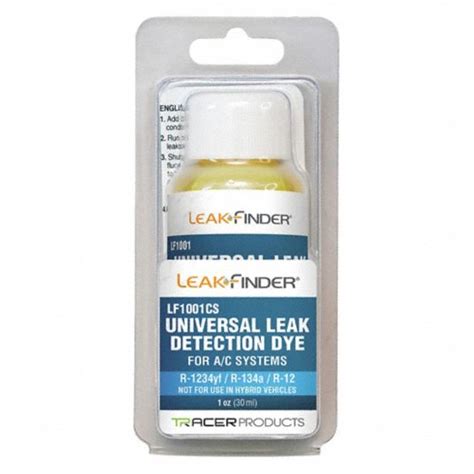 Leakfinder Uv Leak Detection Dye 1 Oz Size 55np16lf1001cs Grainger