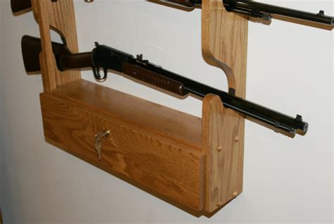Diy Locking Wall Gun Rack Wall Rack With 2 Guns For Sale In Stock