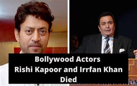 Legendary Bollywood Actor Rishi Kapoor Death News After The Versatile Actor Irrfan Khan