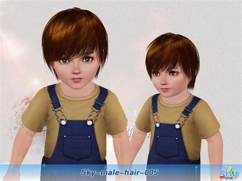 The Sims Resource Skysims Hair 005 Toddler