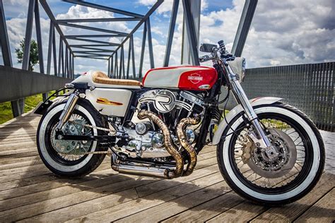 Harley Ironhead Cafe Racer By Redonda Motors Bikebound